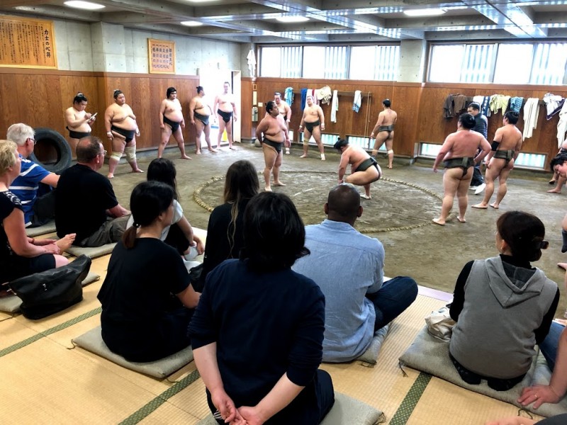 sumo stable tour osaka